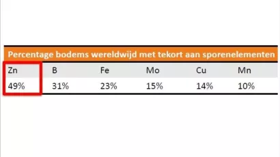 sporenelementen in de bodem